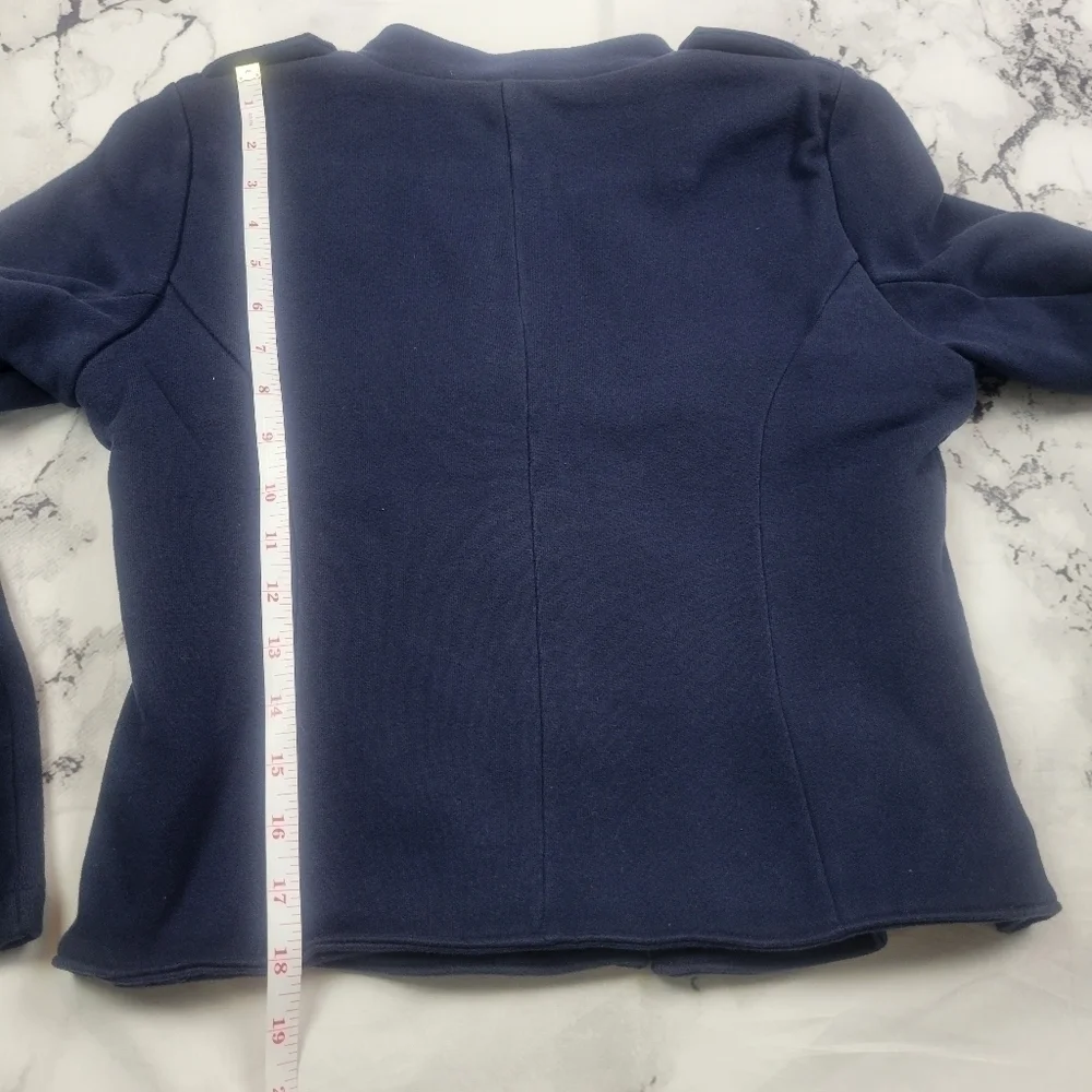 Ralph Lauren Polo horseback riding jacket little girls size 7/8 navy lightweight